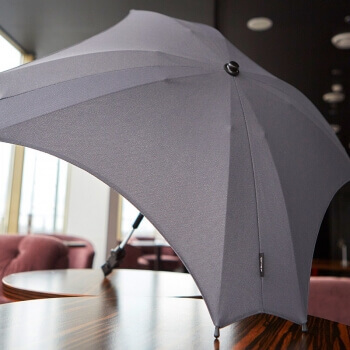 Зонт для коляски с раздвижным стержнем АNEX (Анекс) Q1 gray